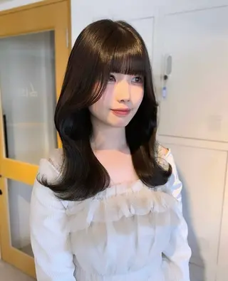 セミロング 女性専用サロン iiro所属・【レイヤー/似合わせ 】Hina🎀のヘアスタイル