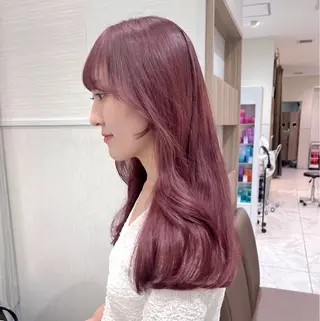 カラー 韓国ヘア/耳ツボジュ エリー♡ayumuのヘアスタイル