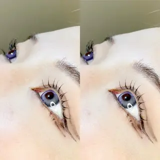 マツエク・マツパ BLUE EYES Mitaのマツエク・マツパデザイン