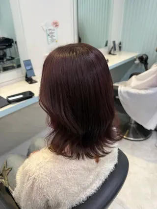 カラー 🍒♡艶髪暖色カラー saaya♡🍒のヘアスタイル