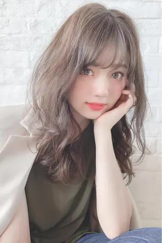 セミロング カラー 【Zina札幌大通】 店長 福間 和也のヘアスタイル