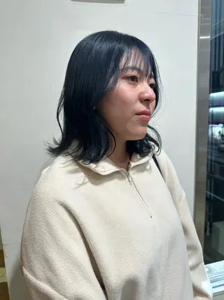 ミディアム カラー 大須/酸性ストレート 木場 健斗🌳のヘアスタイル