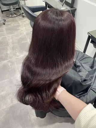 ロング カラー 🎀暖色/ラベンダー /paru🤍のヘアスタイル