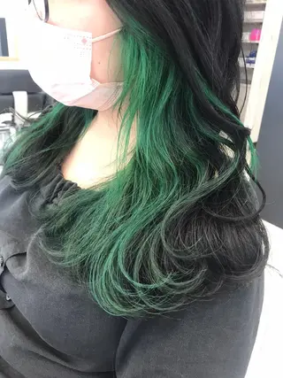 セミロング カラー あらげ 🌈推しカラー🌈ᵕのヘアスタイル