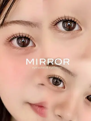 マツエク・マツパ MIRROR eyelashes eyebrows所属・ユウナ ︎︎‪ MIRRORのマツエク・マツパデザイン