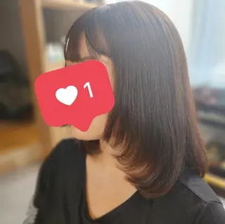 ミディアム O.hair designers所属・シールエクステ🎀 ホシノ🕒ユウカのヘアスタイル