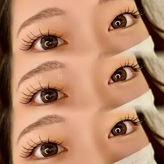 マツエク・マツパ 🦢amii. 鷲田のマツエク・マツパデザイン