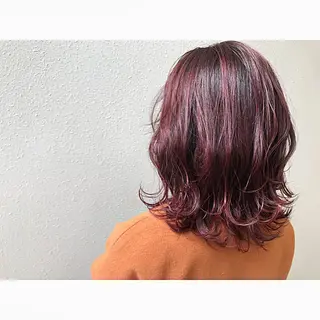 ミディアム カラー 荒木 拓也のヘアスタイル