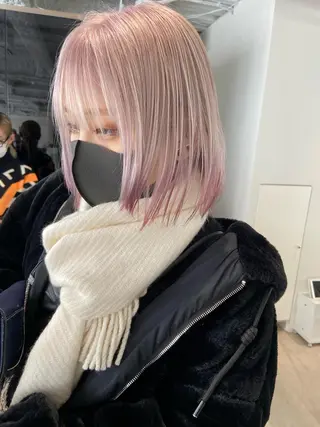 ミディアム カラー STAN WOOD所属・似合わせcut 🔥yutakaのヘアスタイル