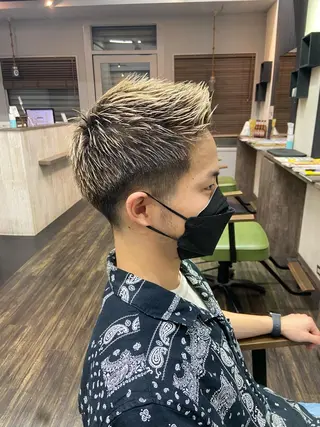 ショート メンズ レオ所属・仁和山 晃のヘアスタイル