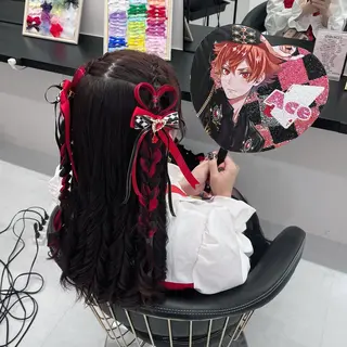 セミロング ヘアアレンジ MILD by 17 秋葉原 ‪♡みづき♡のヘアスタイル