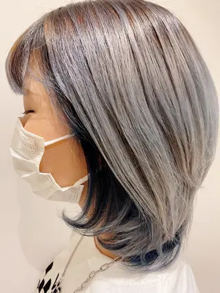 ミディアム カラー 🌹艶髪カラー🌹 津田晴加【西荻窪】のヘアスタイル