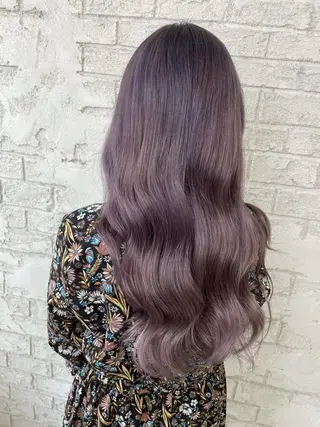 ロング カラー ブリーチ特化 ハイトーンRYOYAのヘアスタイル