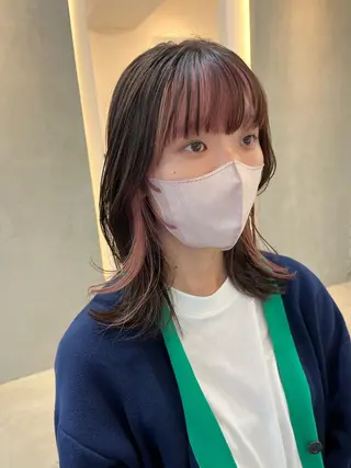 セミロング Viot 銀座 樋口 桃佳のヘアスタイル