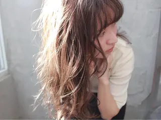 セミロング カラー 鎌田卓也/髪質改善 /透明感カラーのヘアスタイル