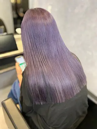 ロング カラー mimiiy梅田 中崎町ハイトーンのヘアスタイル
