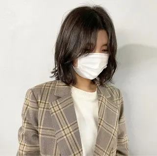 ショート カラー パーマ ヘアアレンジ メンズ キッズ ネイル マツエク・マツパ #tag 稗田綾加のヘアスタイル