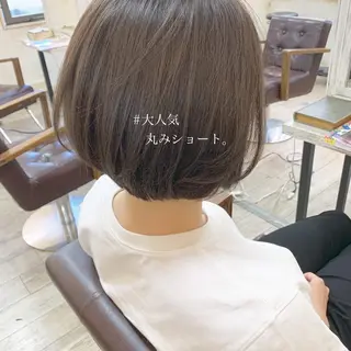 ショート カラー ◆感動口コミ/最小顔 理論カット◆森口 峻のヘアスタイル