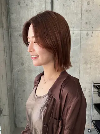 ショート ボブ×縮毛矯正 ryotaのヘアスタイル