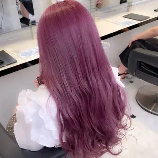 ミディアム カラー 🎀🧁ダメージレス 艶髪カラー🧁🎀のヘアスタイル