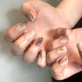 ネイル NINEnami ニュアンスネイルのネイルデザイン