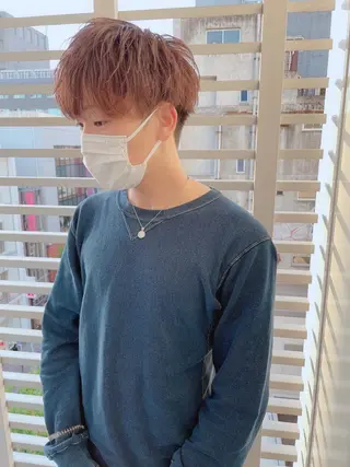 ショート カラー ヘアアレンジ メンズ メンズZina代表 田端 麗治のヘアスタイル