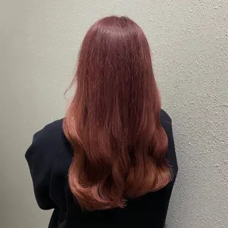 カラー RINA🦋 【韓国風/艶髪】のヘアスタイル