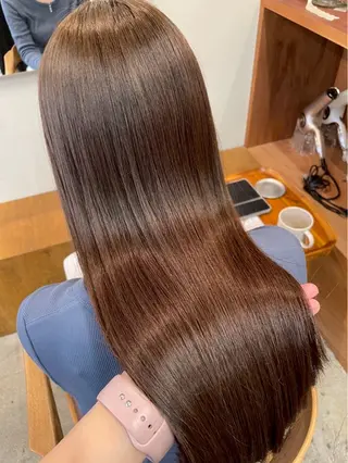 ロング 🌼花屋併設🌼 木下奈々望のヘアスタイル