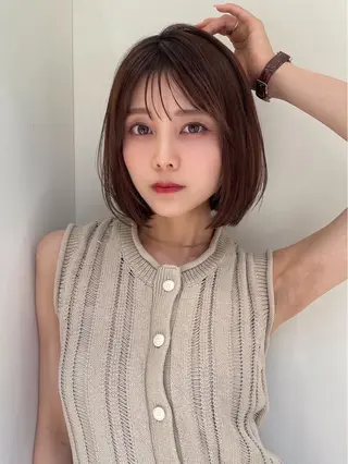 ミディアム カラー 🌈透明感カラー🌈 🌟吉田祐介🌟のヘアスタイル