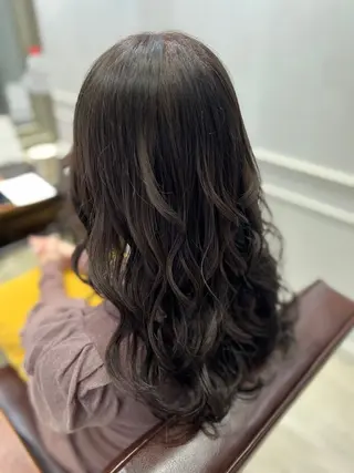 ロング カラー 韓国風レイヤー ∕ 大隣 里桜のヘアスタイル