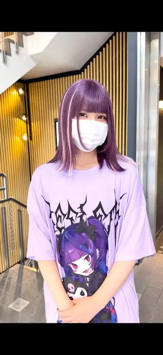 ミディアム カラー Selenehair 三条本店のヘアスタイル