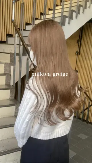 ロング カラー Selenehair 三条本店のヘアスタイル