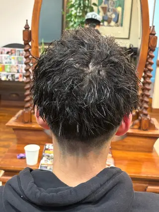ショート パーマ メンズ おしゃれ泥棒 石原メンズ特化美容師のヘアスタイル