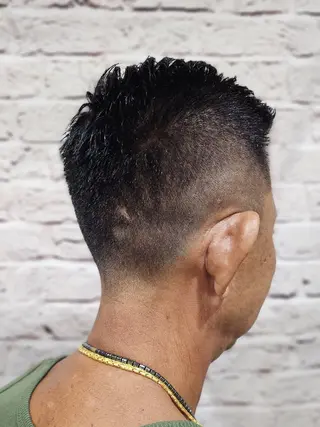 ショート カラー 💈無料メンズカット 💈鈴木将希のヘアスタイル