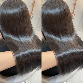 ロング カラー ブリーチ無しダブル カラー🦕まどかのヘアスタイル