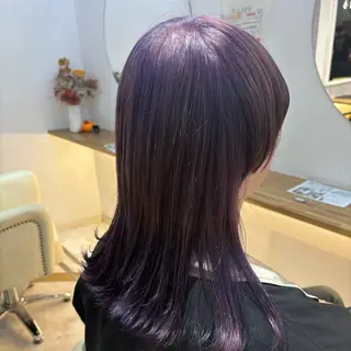 カラー 🍒しの🍒 透明感カラー/カットのヘアスタイル