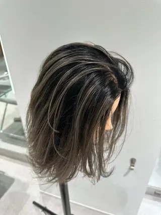 カラー unique所属・ブリーチデザイン 指名No1松原吹季のヘアスタイル