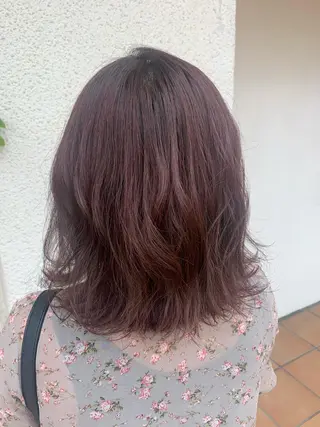 ミディアム putri 川邉 優花のヘアスタイル