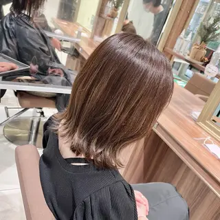 ミディアム カラー 💎髪質改善カラー/ 縮毛矯正💎千田りえのヘアスタイル
