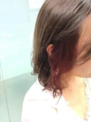 ミディアム 奥野 貴哉のヘアスタイル