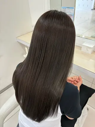 ロング カラー 髪質改善/艶カラー/ メンズパーマ/鈴木のヘアスタイル
