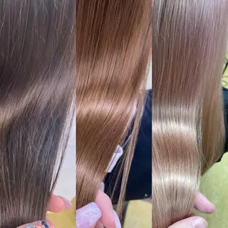 ロング カラー 乾かすだけで美髪✨ 髪質改善専門/鈴木遼のヘアスタイル