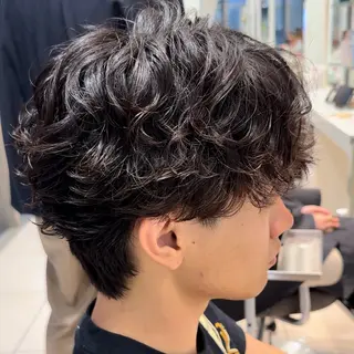 パーマ メンズ メンズ縮毛矯正 ♠️店長下平隼人のヘアスタイル