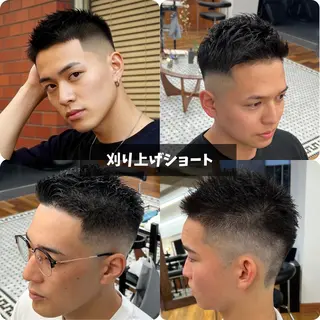 ショート メンズ メンズカット✂️ スキンフェード伊藤陸のヘアスタイル