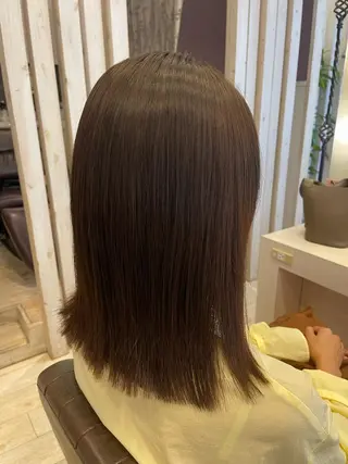 ロング パーマ Crén by marie 真嘉比店所属・東恩納 誠のヘアスタイル