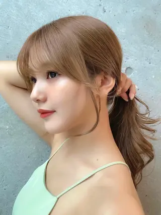 ロング SALOWIN原宿AROA店所属・顔まわり神カット✂︎ 齋藤雄大【表参道】のヘアスタイル