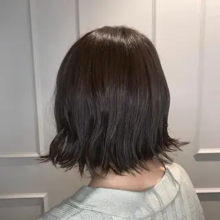 ショート カラー ボブ/透明感カラー 岸本涼奈のヘアスタイル