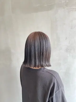 ミディアム 唐川 晟亜のヘアスタイル