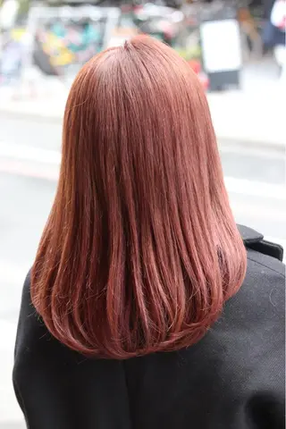 セミロング カラー ヘアアレンジ Recess hair所属・川内 政人のヘアスタイル