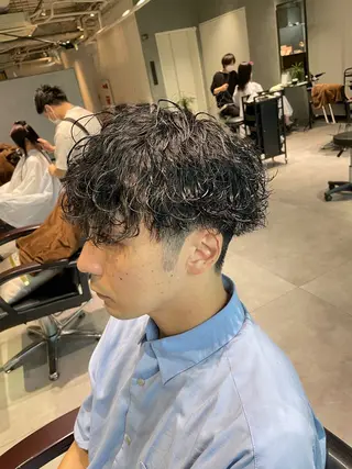 ショート パーマ メンズ 🔱メンズパーマ特化 🔱山下和輝のヘアスタイル